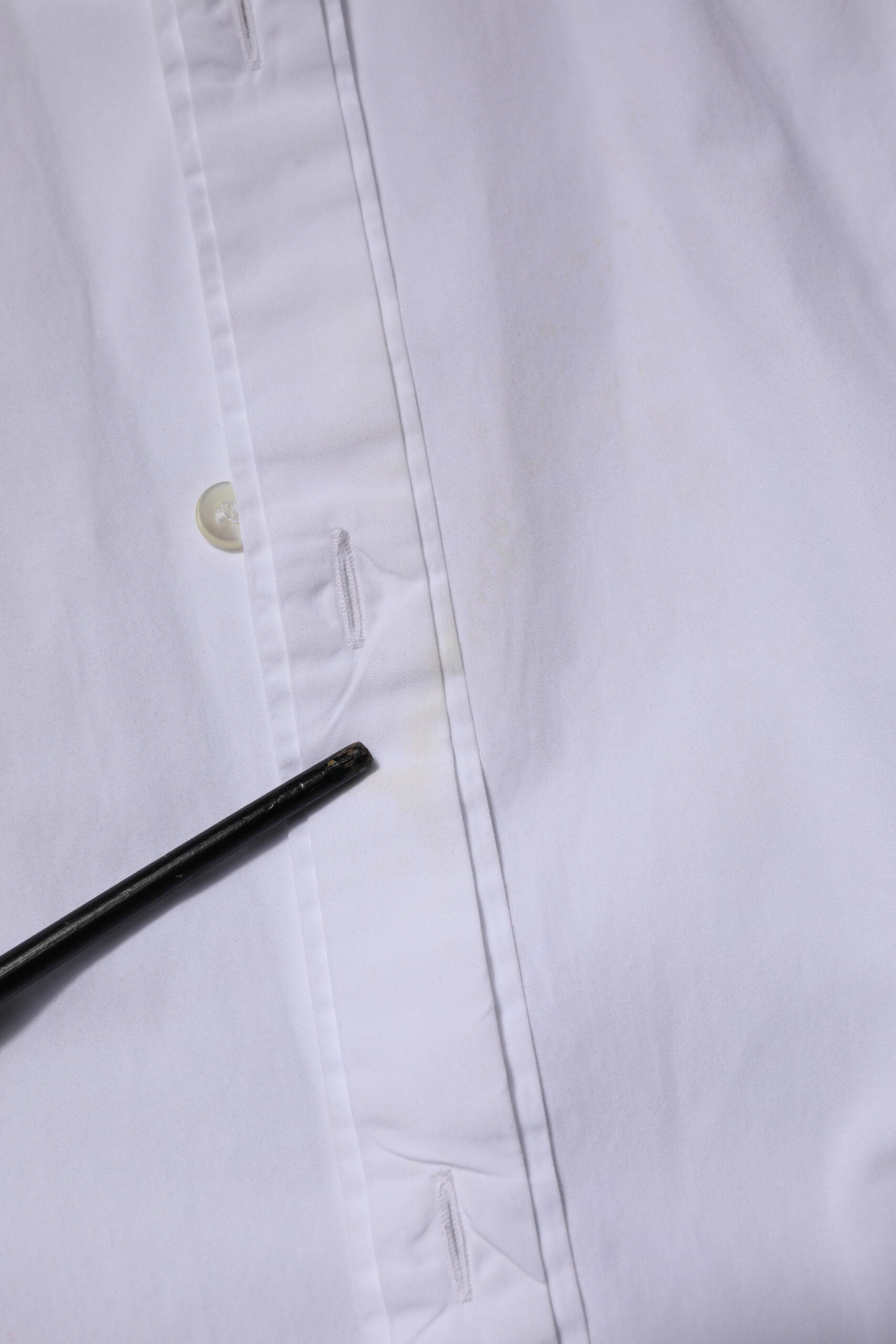 Dolce & Gabbana White Cotton GOLD Long Sleeves Dress Shirt