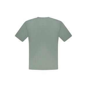 Grünes Herren-T-Shirt aus Baumwolle