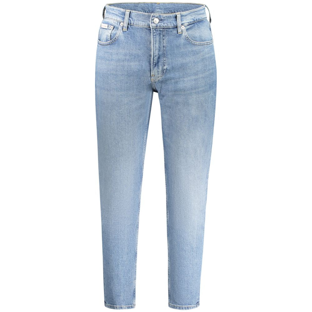 Blaue Baumwolljeans für Herren