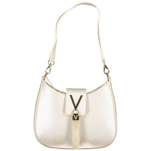 Silberne Polyethylen-Damenhandtasche