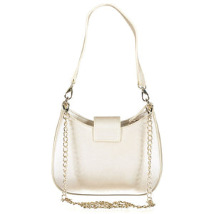 Silberne Polyethylen-Damenhandtasche