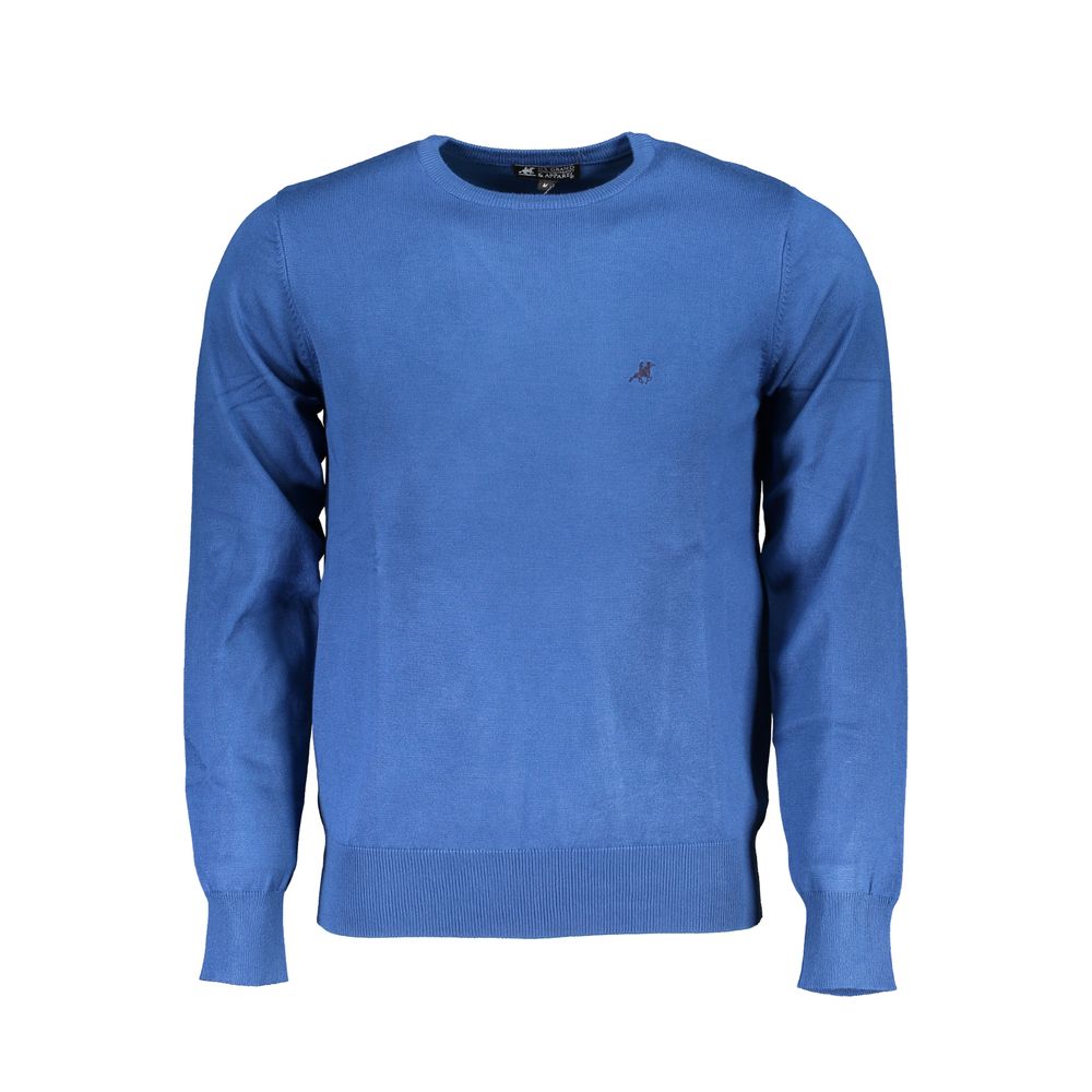 Blauer Nylonpullover