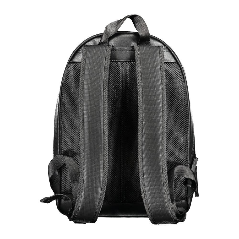 Schwarzer Polyester-Rucksack