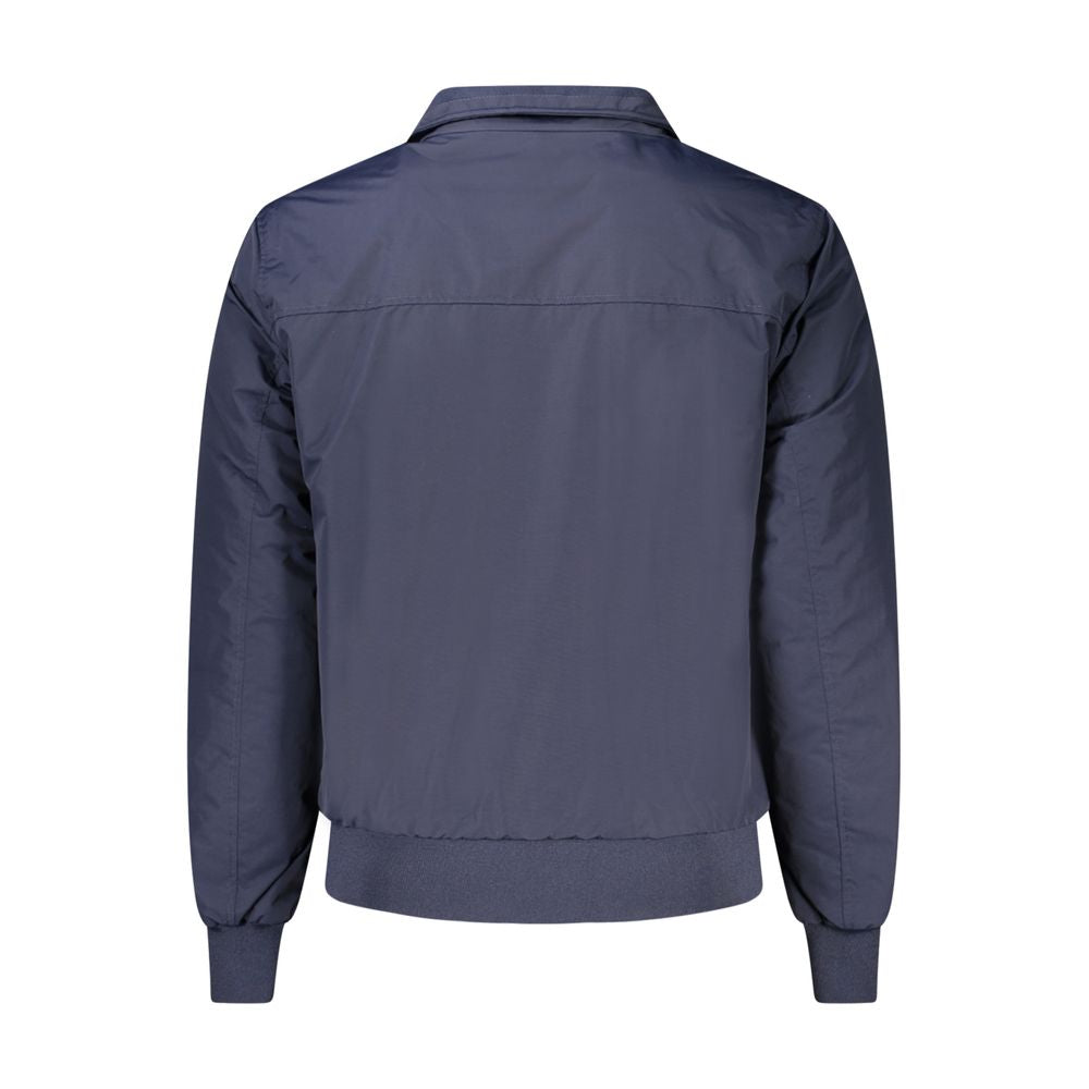 Blaue Polyamid-Herrenjacke