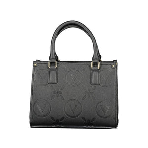 Black Polyethylene Women Handbag