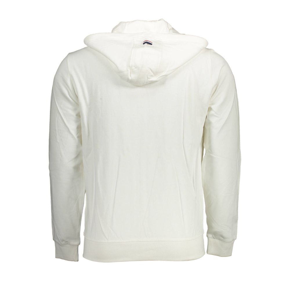Weißer Baumwollpullover für Herren