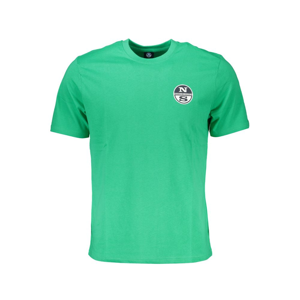 Grünes Baumwoll-T-Shirt