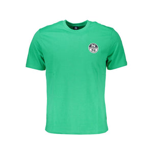 Grünes Baumwoll-T-Shirt