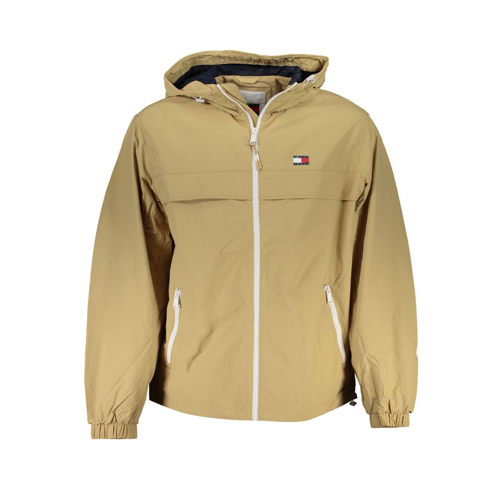 Beige Polyamidjacke
