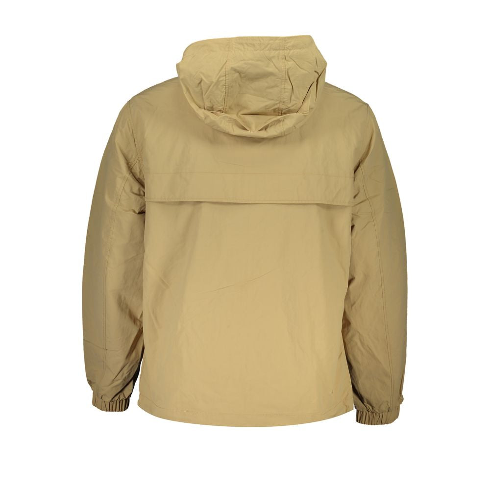 Beige Polyamidjacke