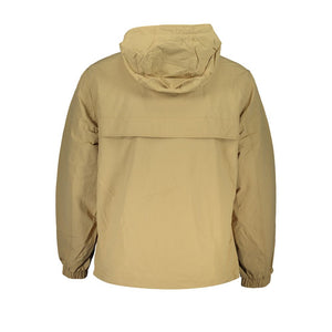 Beige Polyamidjacke