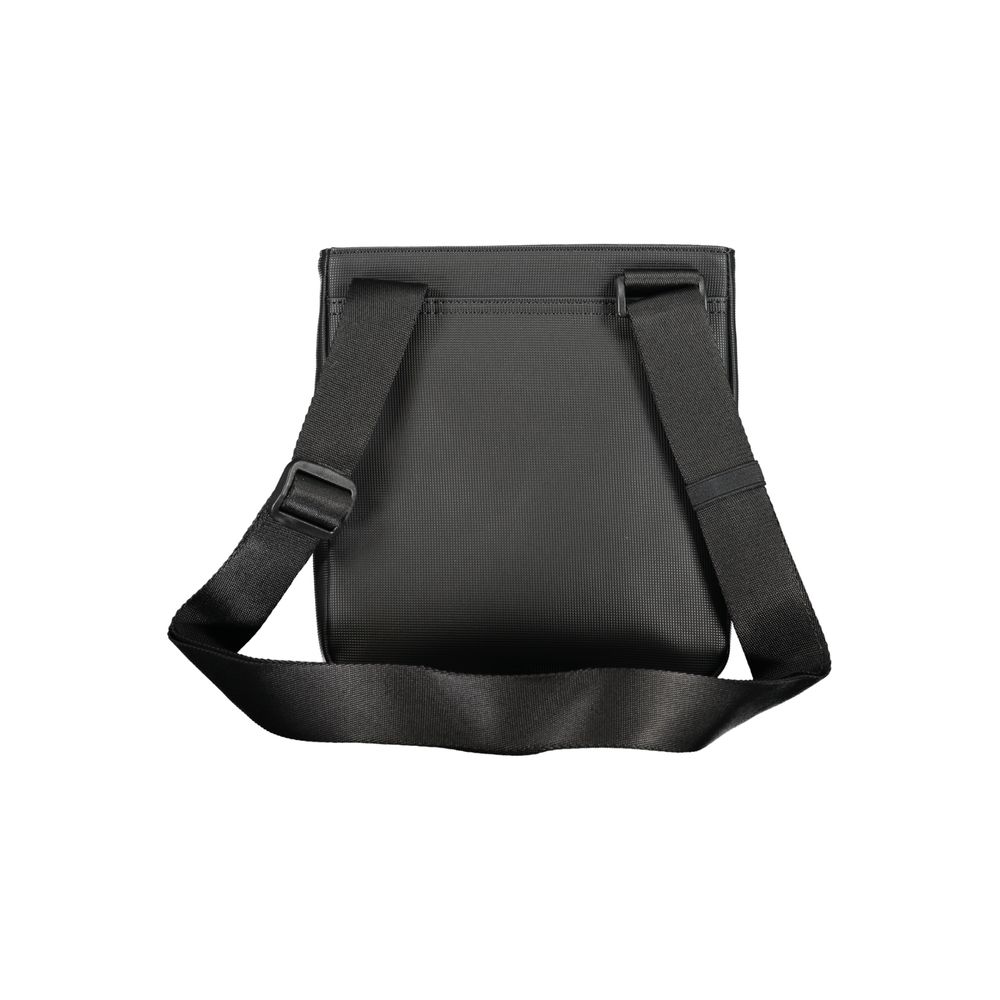 Schwarze Umhängetasche aus Polyethylen