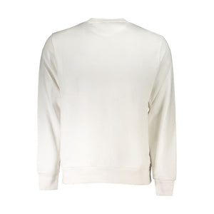 Weißer Baumwollpullover