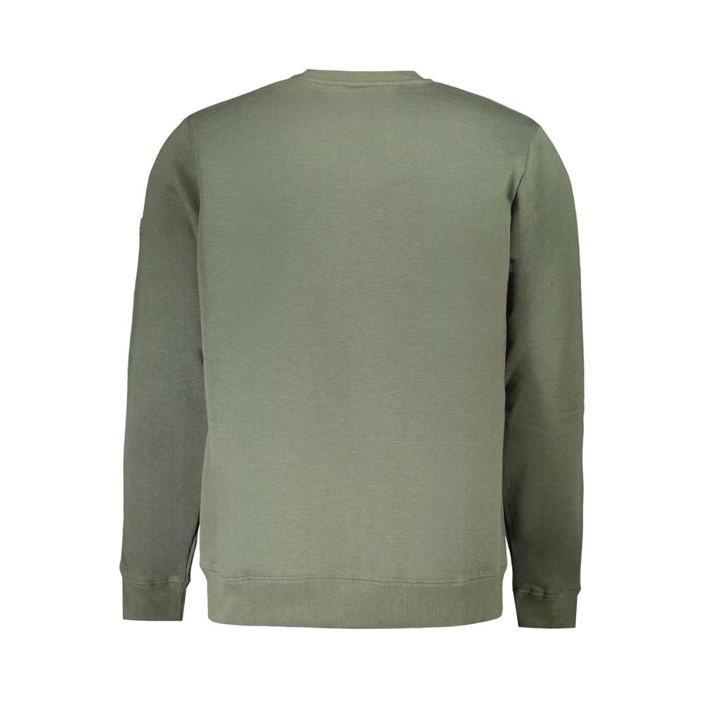 Grüner Baumwollpullover für Herren