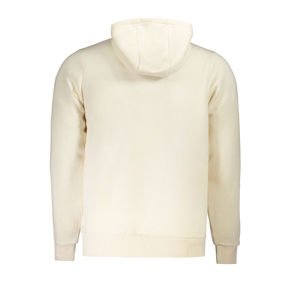 Weißer Baumwollpullover für Herren