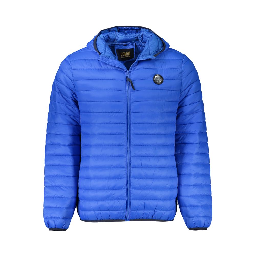 Blaue Polyamid-Herrenjacke