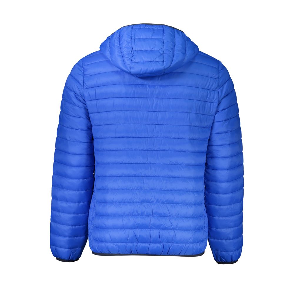 Blaue Polyamid-Herrenjacke