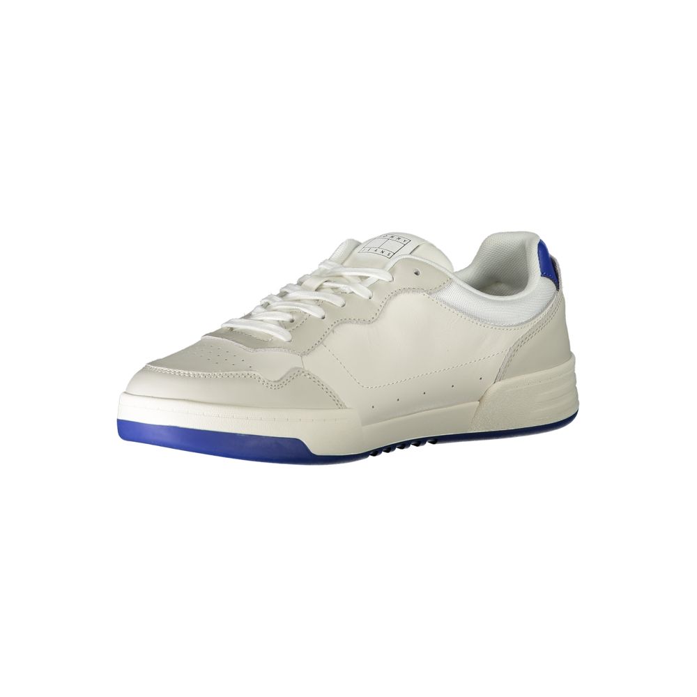Weiße Leder Herren Sneaker