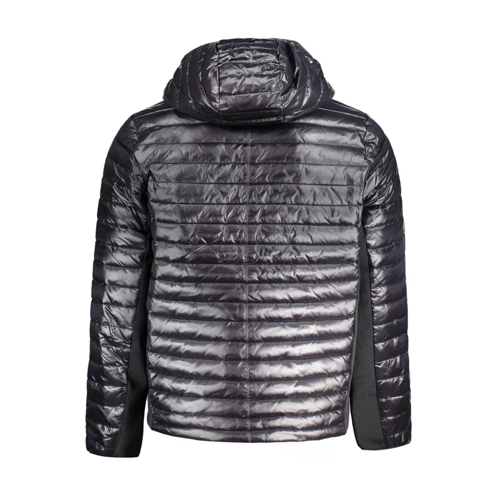 Schwarze Nylonjacke
