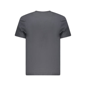 Schwarzes Herren-T-Shirt aus Baumwolle
