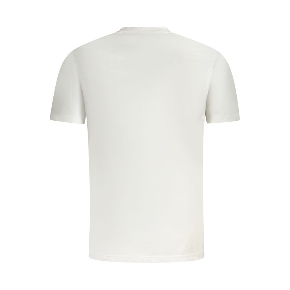 Weißes Herren-T-Shirt aus Baumwolle