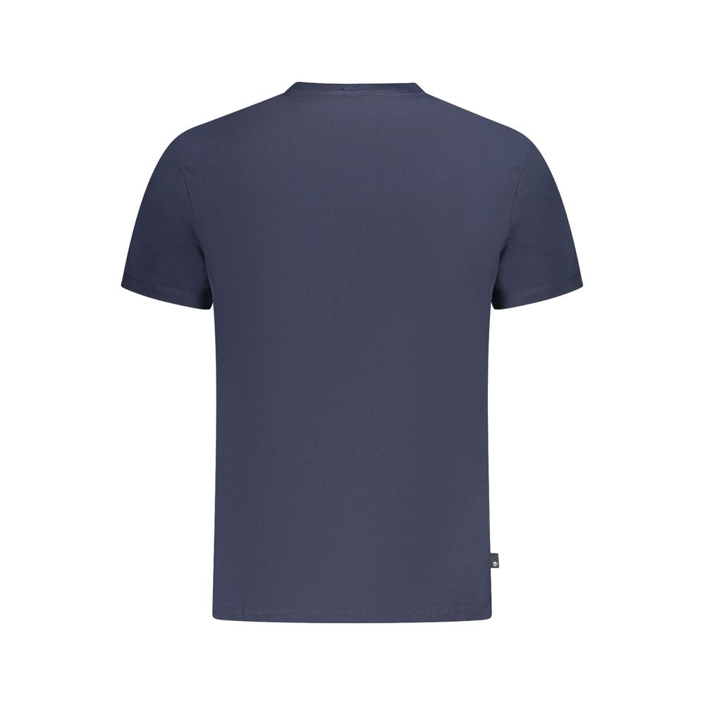 Blaues Baumwoll-T-Shirt