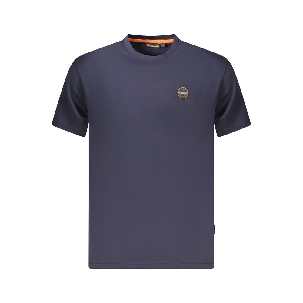 Blaues Herren-T-Shirt aus Bio-Baumwolle