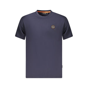 Blaues Herren-T-Shirt aus Bio-Baumwolle