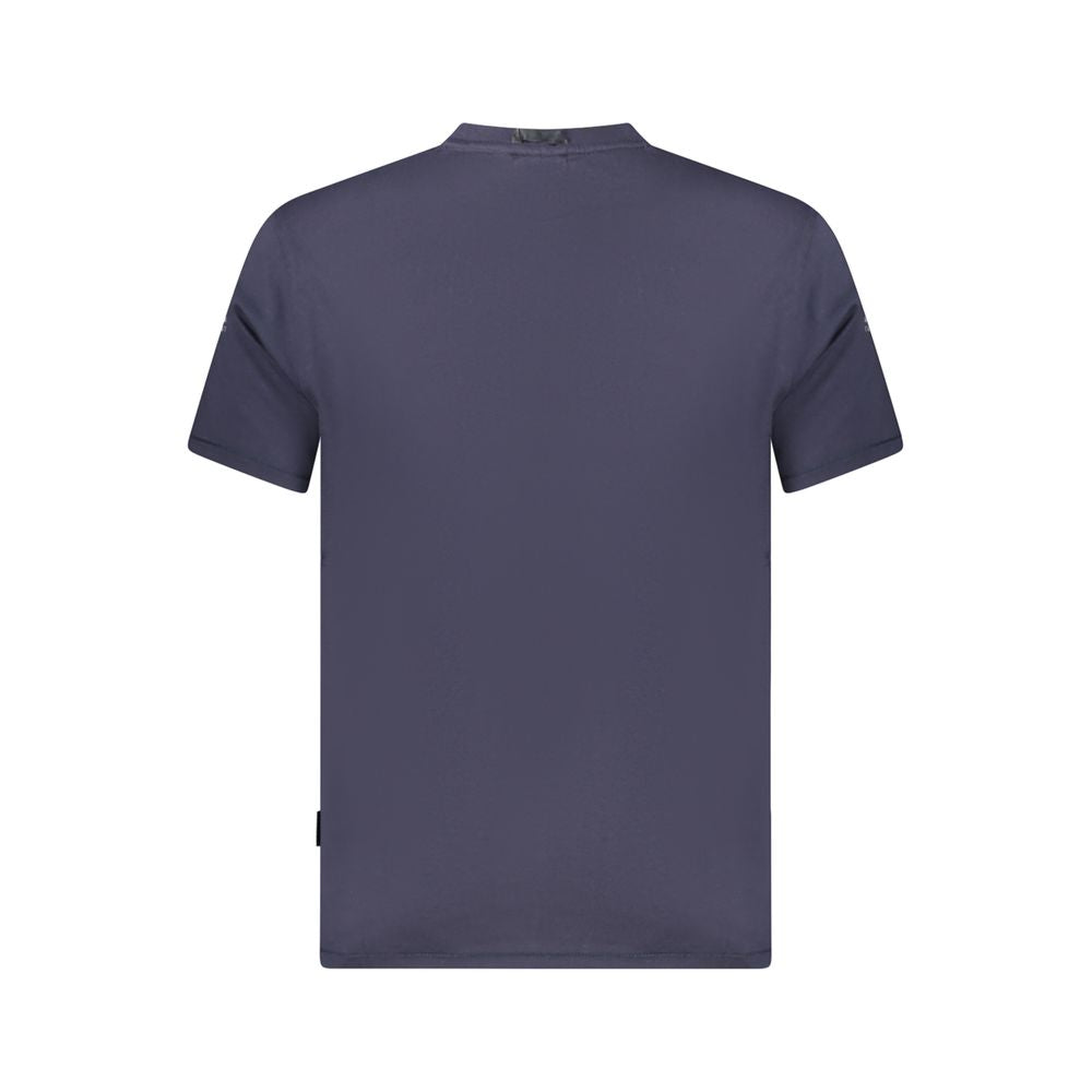Blaues Herren-T-Shirt aus Bio-Baumwolle