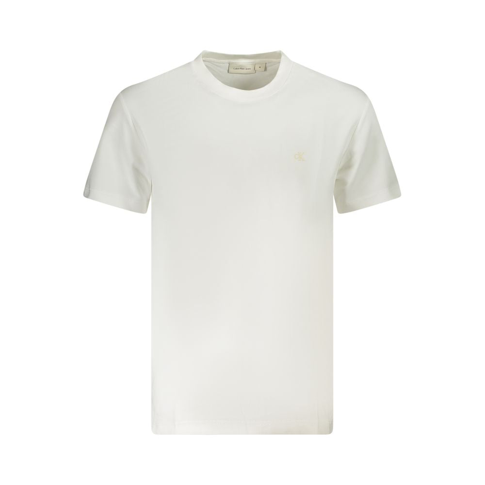 Weißes Herren-T-Shirt aus Baumwolle