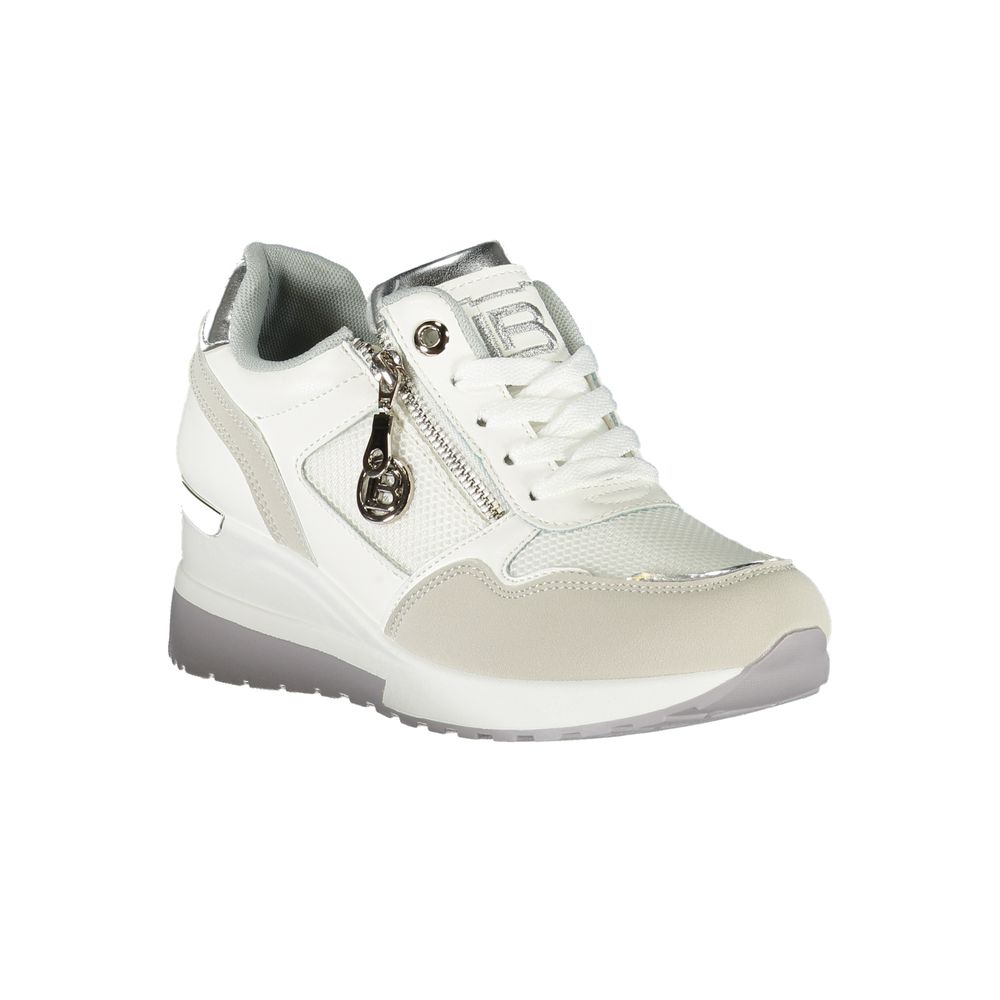 Braune Synthetik Damen Sneaker