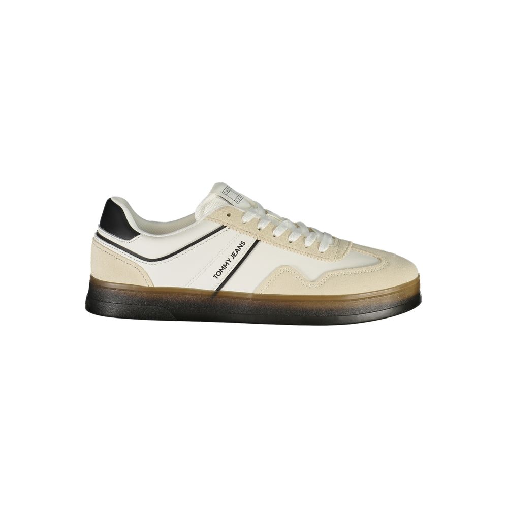 Weiße Leder Herren Sneaker