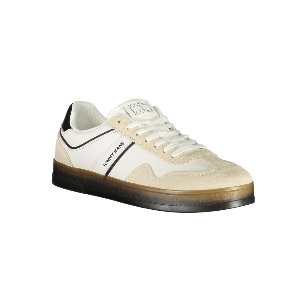 Weiße Leder Herren Sneaker