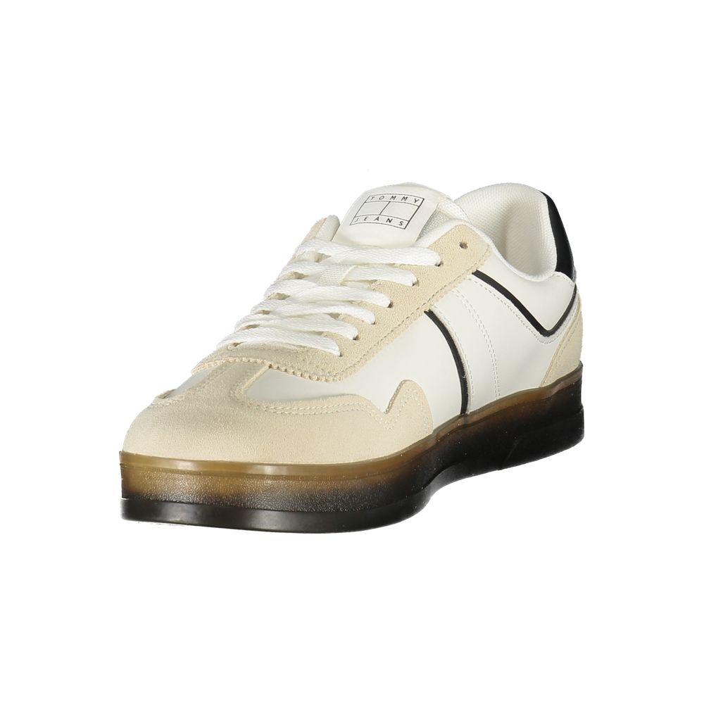 Weiße Leder Herren Sneaker