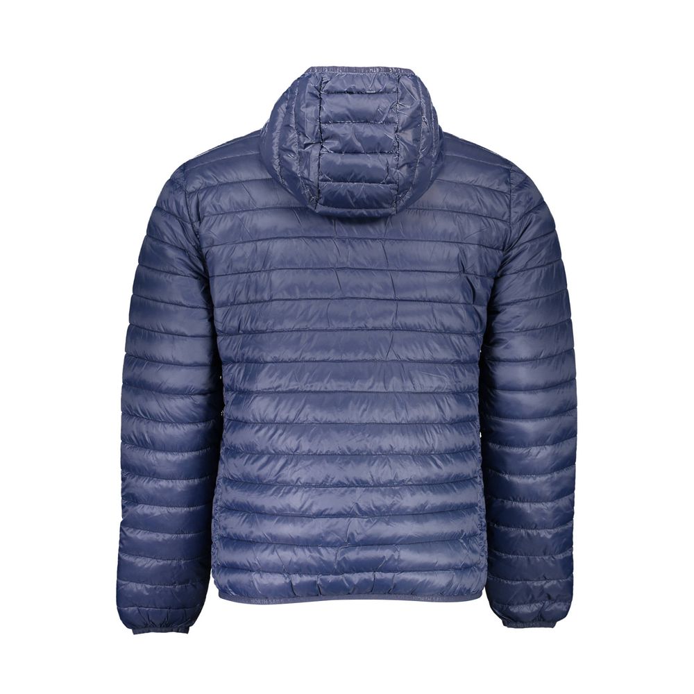 Blaue Polyamid-Herrenjacke