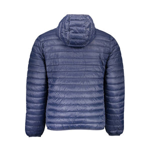 Blaue Polyamid-Herrenjacke