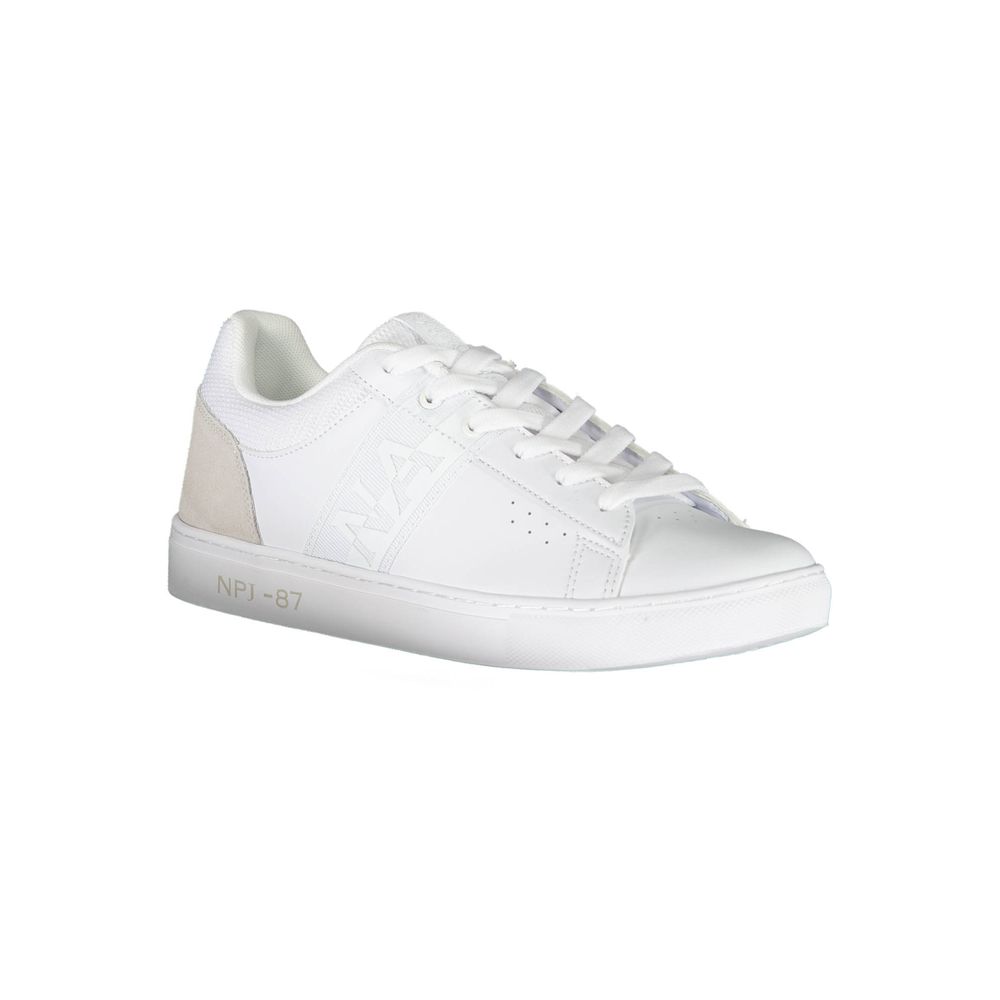 Weiße Leder Herren Sneaker