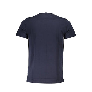 Blaues Herren-T-Shirt aus Baumwolle