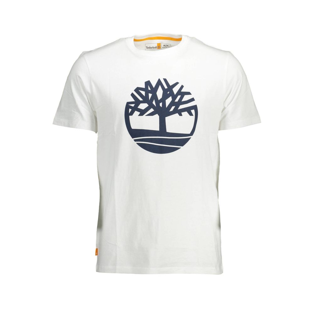 Weißes Herren-T-Shirt aus Baumwolle