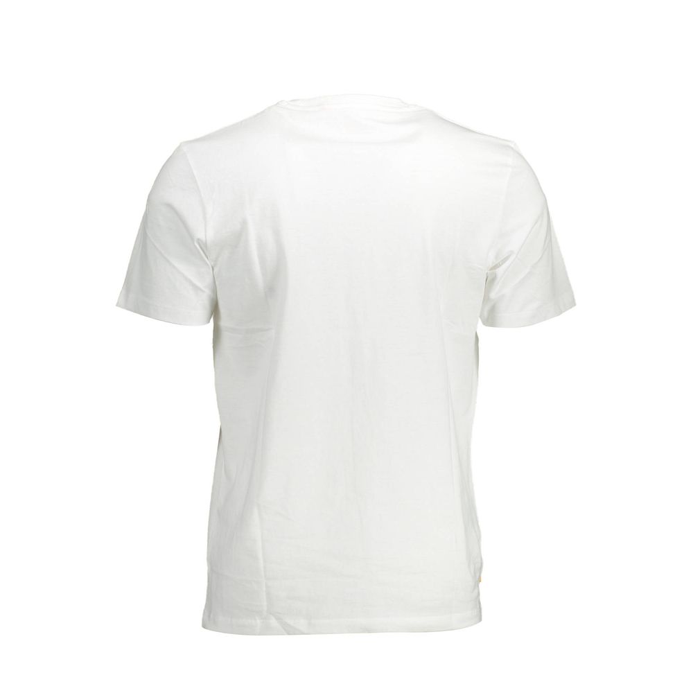 Weißes Herren-T-Shirt aus Baumwolle