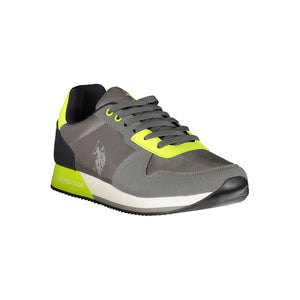 Braune Polyester Herren Sneaker