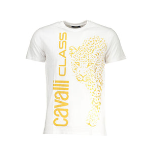 Weißes Baumwoll-T-Shirt