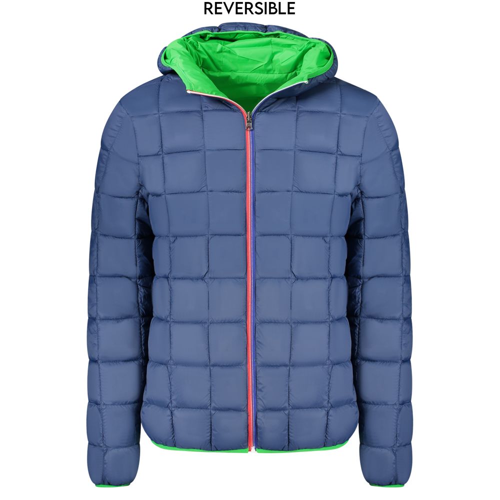 Grüne Polyamid-Herrenjacke