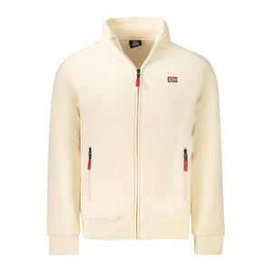 Weiße Polyester-Sportjacke für Herren