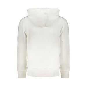 Weißer Baumwollpullover