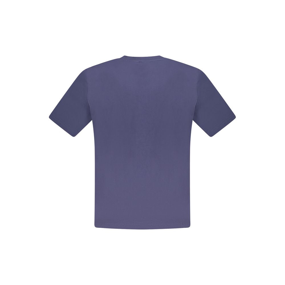 Blaues Herren-T-Shirt aus Baumwolle