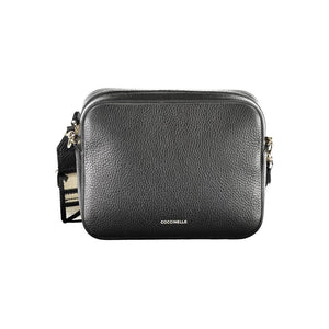 Schwarze Leder Damen Handtasche