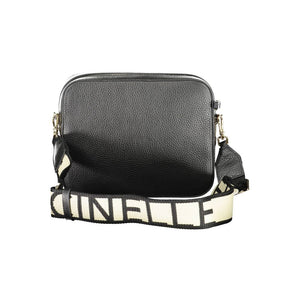 Schwarze Leder Damen Handtasche