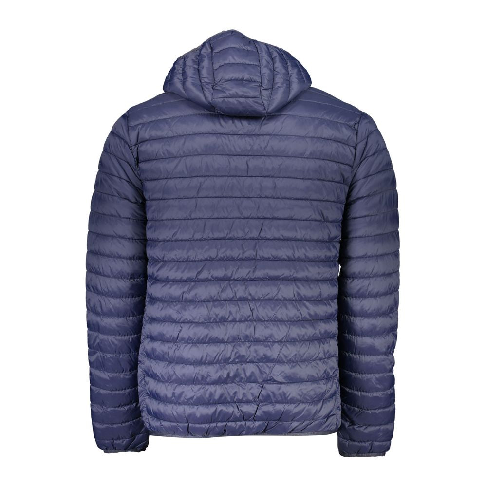 Blaue Polyamid-Herrenjacke