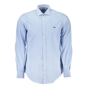 Light Blue Cotton Men Shirt